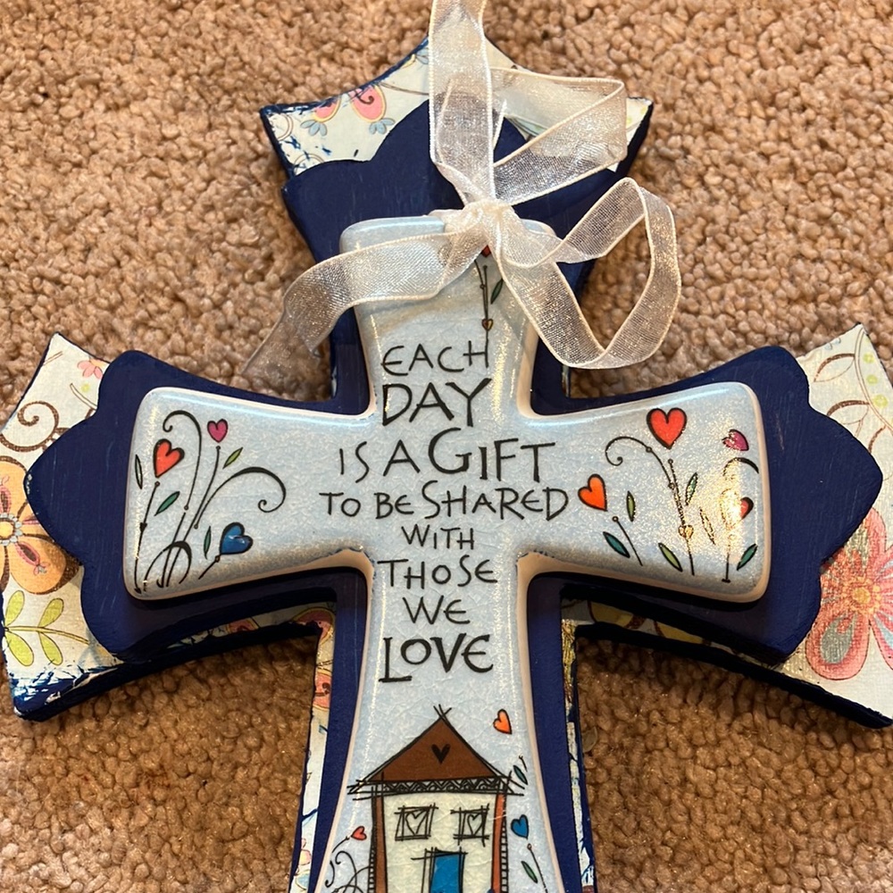 Inspirational Cross Wall Hanging Christian - Picture 5 of 11
